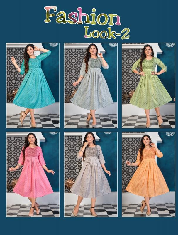 BEAUTY FASHION LOOK VOL.2 Kurti Wholesale catalog