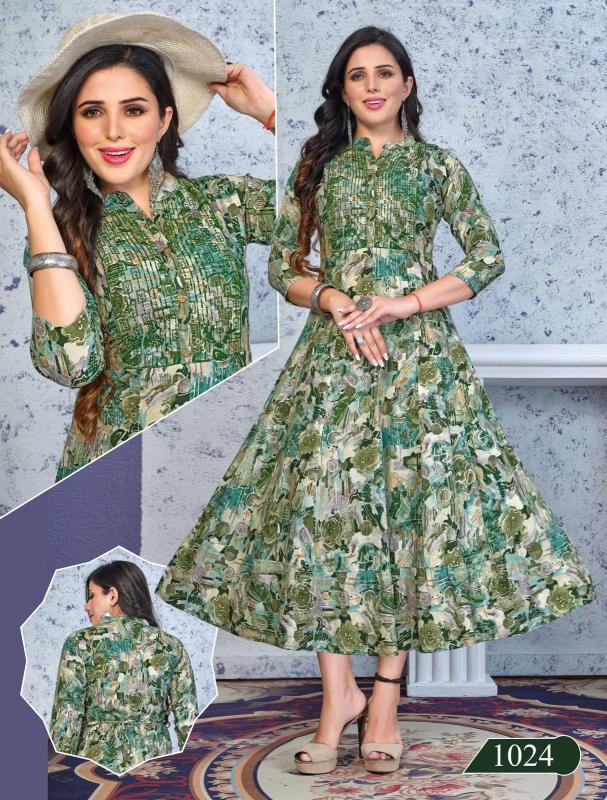 Beauty Queen Chic Rose-4 Designer kurti wholesale catalog