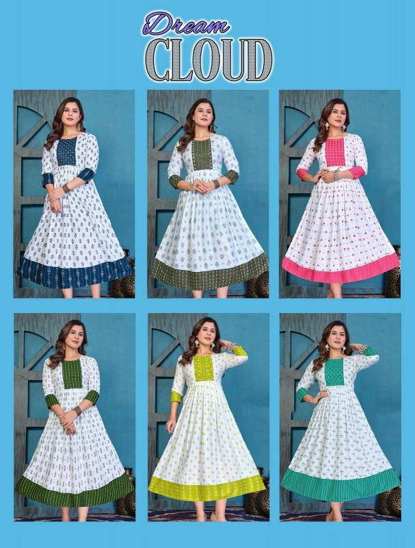 BEAUTY QUEEN DREAM CLOUD Kurti Wholesale catalog