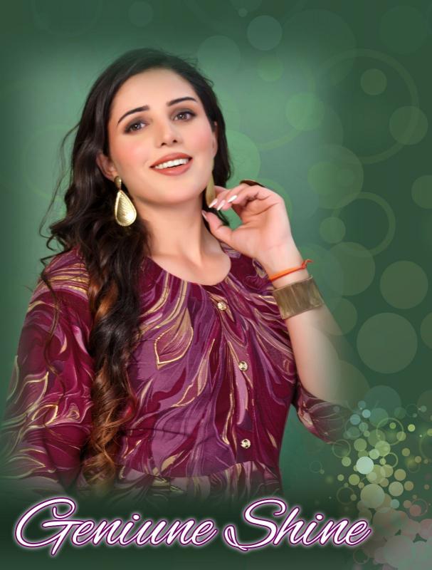 Beauty Queen Geniune Shine Kurti Wholesale catalog