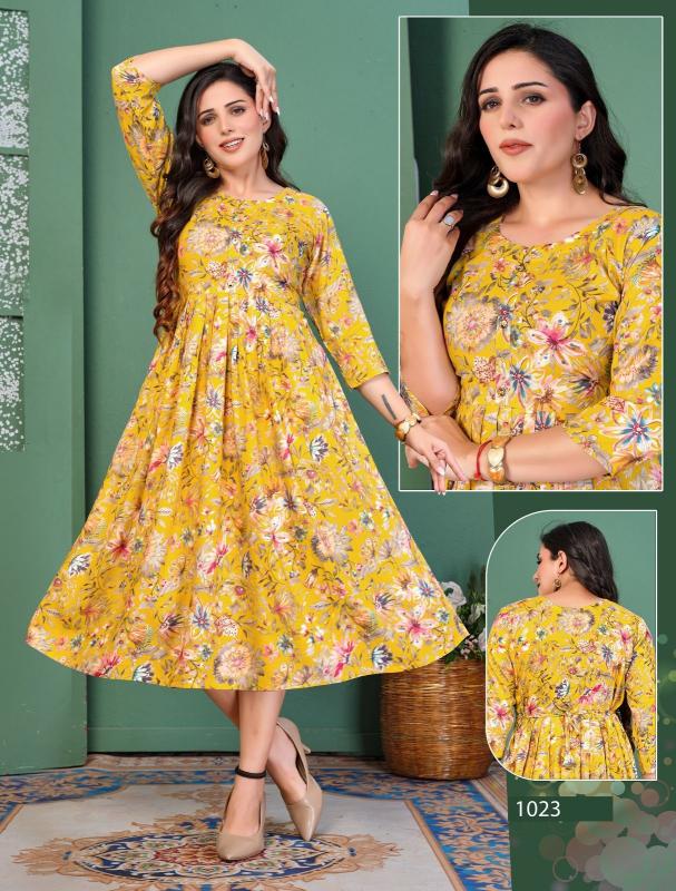 Beauty Queen Geniune Shine Kurti Wholesale catalog