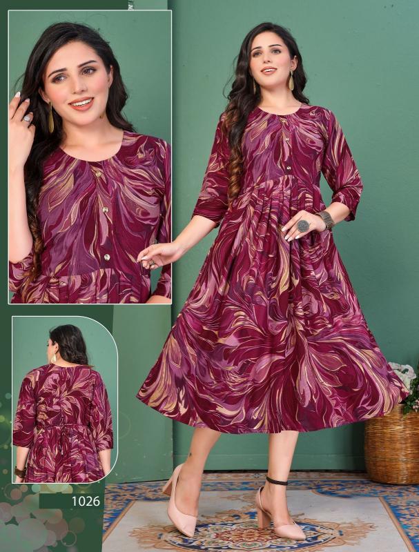 Beauty Queen Geniune Shine Kurti Wholesale catalog