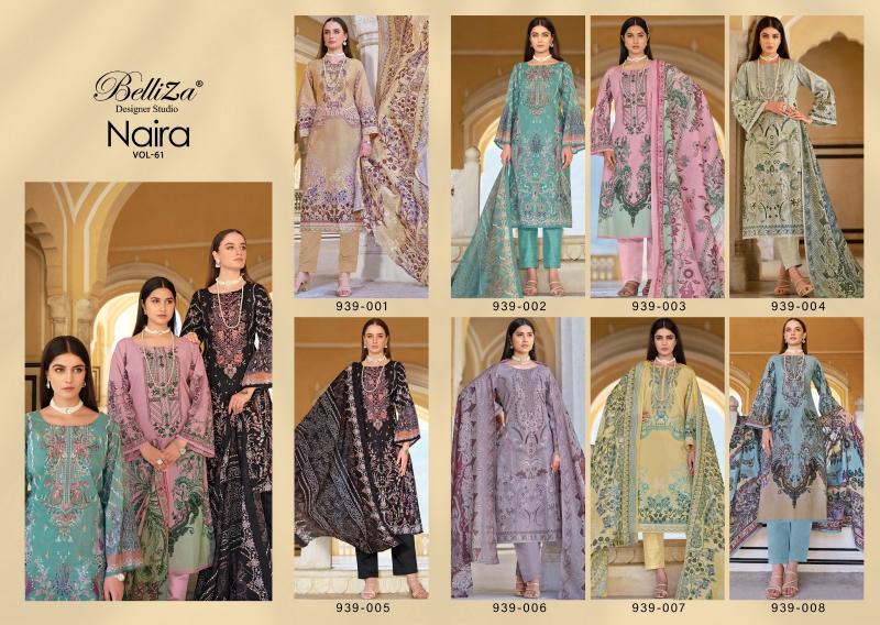 Belliza Naira Vol 61 Cotton Printed Dress Material Wholesale catalog