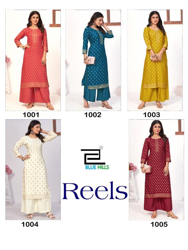 BLUE HILLS Reels Kurti Wholesale catalog