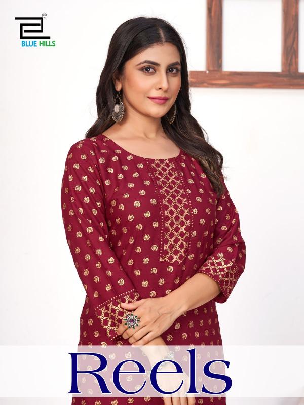 BLUE HILLS Reels Kurti Wholesale catalog