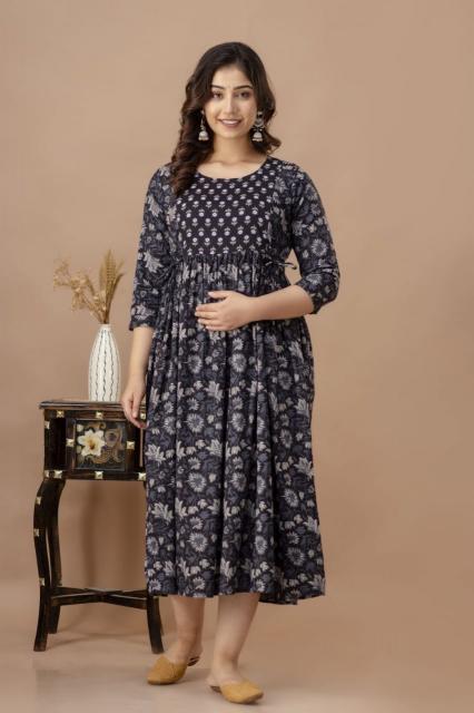 Cotton Anarkali feeding/ maternity  kurti wholesale catalog