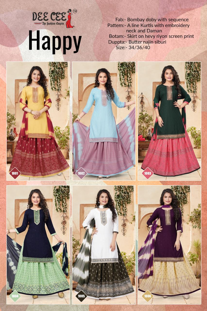 DEECEE HAPPY Kurti Wholesale catalog