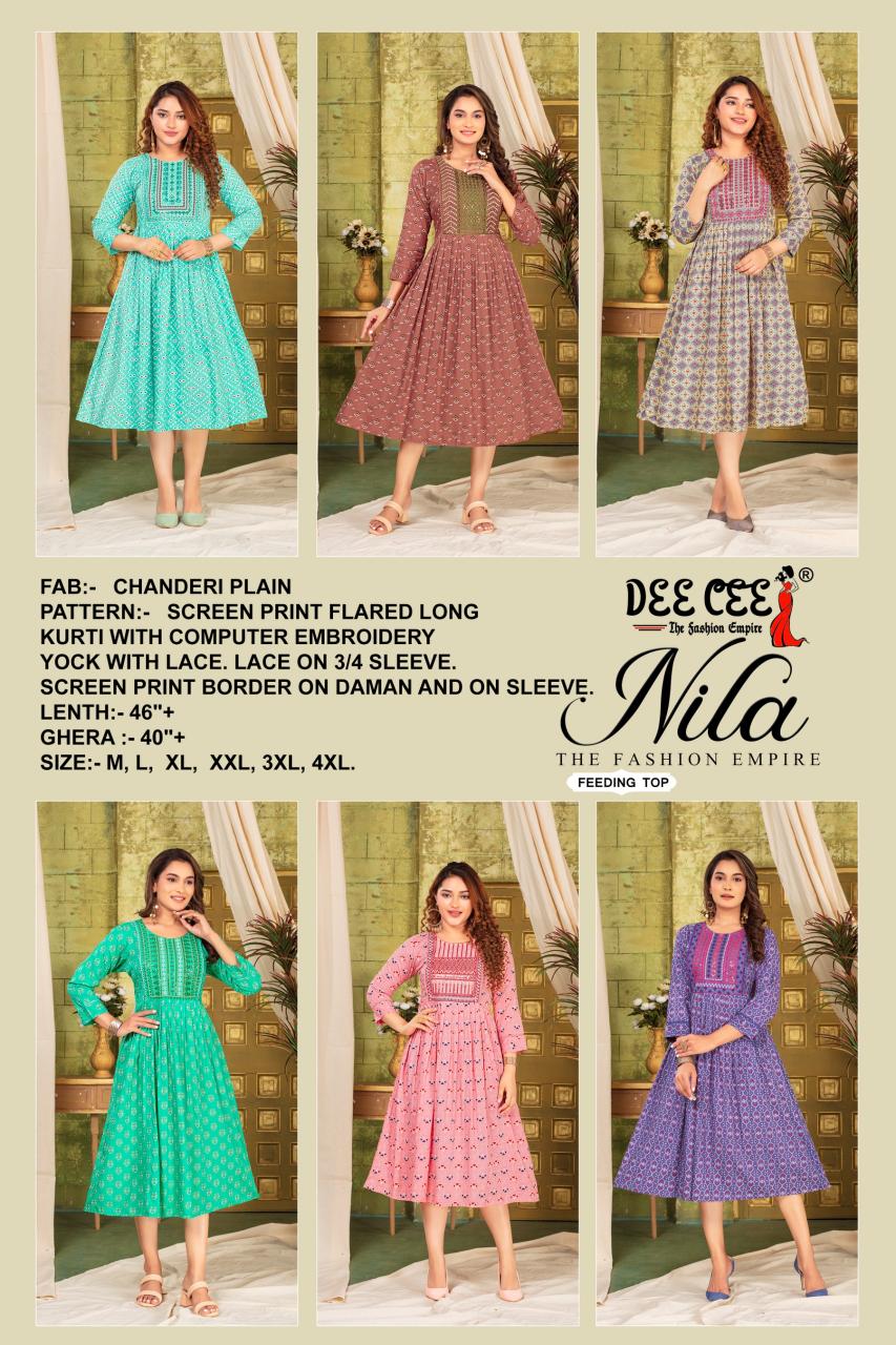 DeeCee NILA Kurti Wholesale catalog