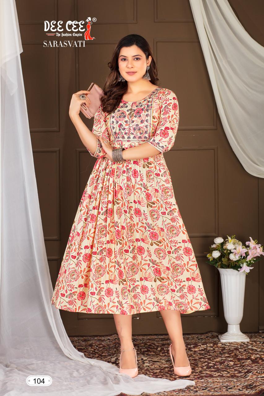 DEECEE SARASWATI Kurti Wholesale catalog