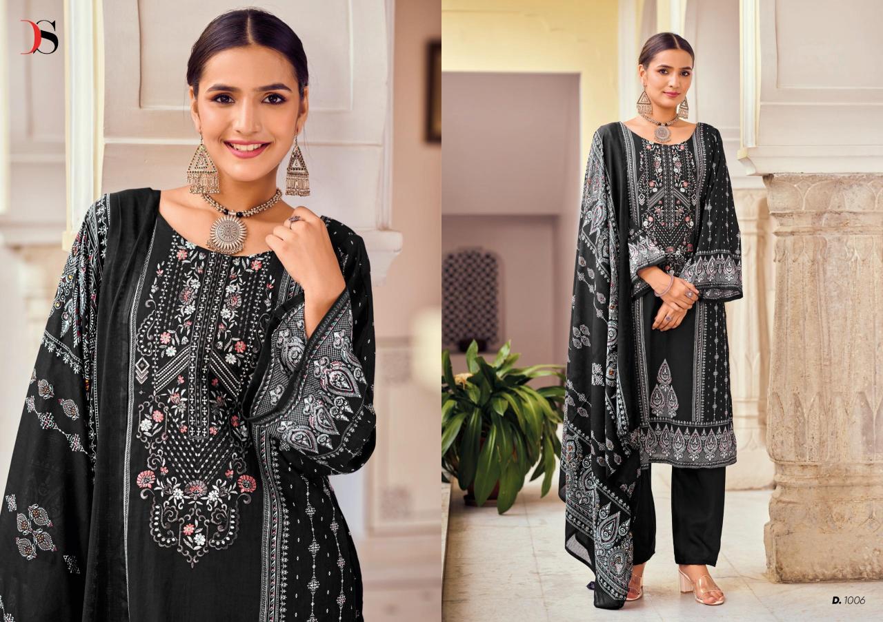 Deepsy Black Beauty Chiffon Dupatta Pakistani Suit wholesale catalog