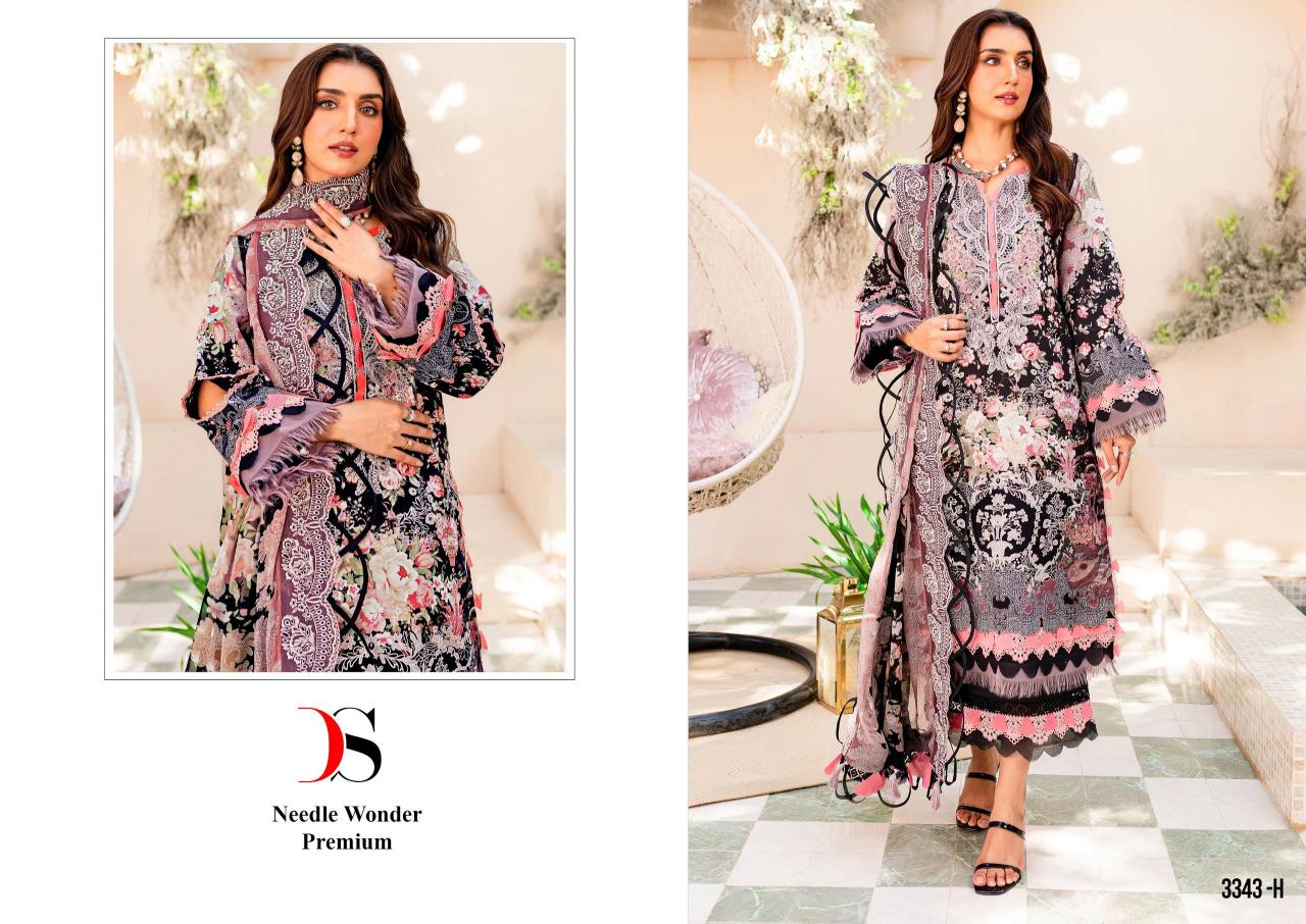 Deepsy Needle Wonder Premium Cotton Dupatta Pakistani Suit Wholesale catalog