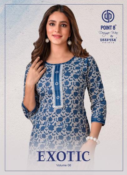 Deeptex Exotic Vol-6 – Kurti With Pant - Wholesale Catalog