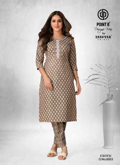 Deeptex Exotic Vol-6 – Kurti With Pant - Wholesale Catalog