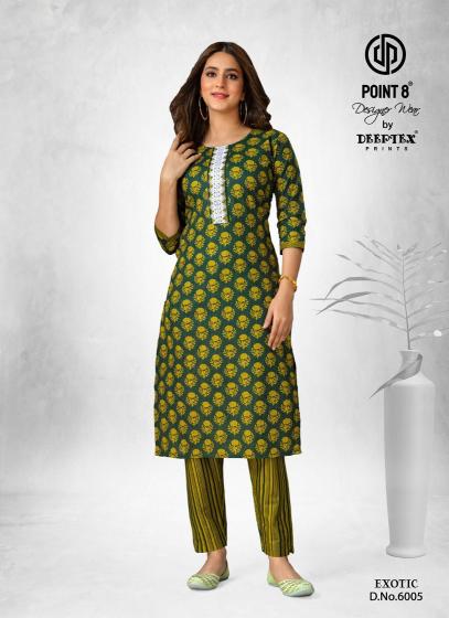 Deeptex Exotic Vol-6 – Kurti With Pant - Wholesale Catalog