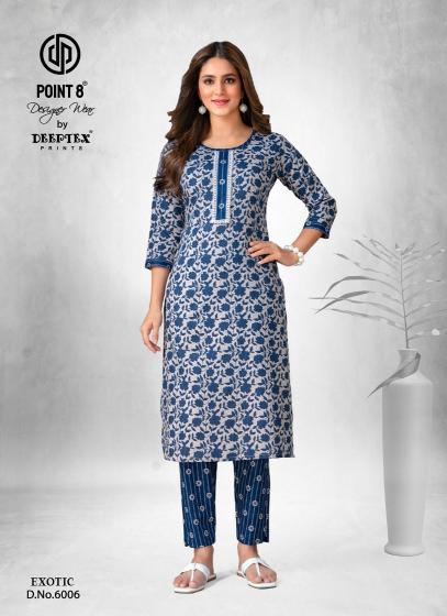 Deeptex Exotic Vol-6 – Kurti With Pant - Wholesale Catalog