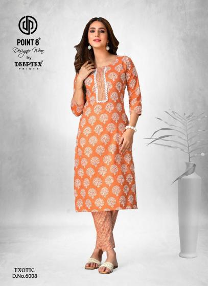 Deeptex Exotic Vol-6 – Kurti With Pant - Wholesale Catalog