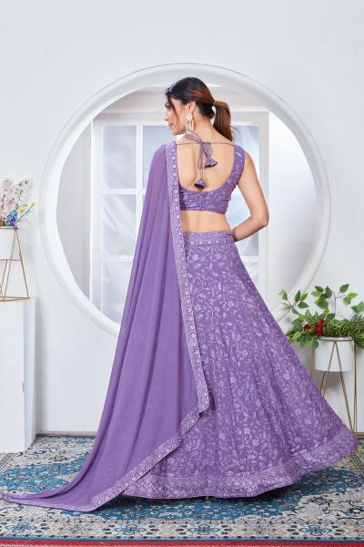 Dz 2241 And 2242 Georgette Sequins Embroidery Work Lehenga Choli wholesale catalog