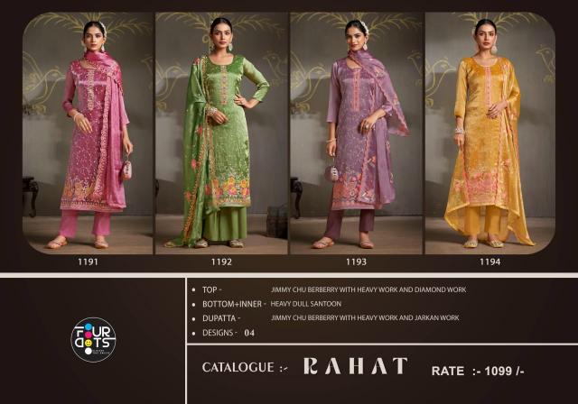 Four Dots Rahat Jimmy Chu Dress Material wholesale catalog