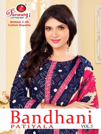 Ganeshji Bandhani Vol-5 - Dress Material - Wholesale Catalog