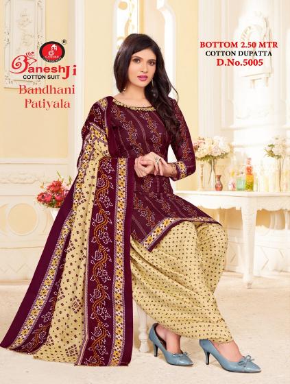 Ganeshji Bandhani Vol-5 - Dress Material - Wholesale Catalog