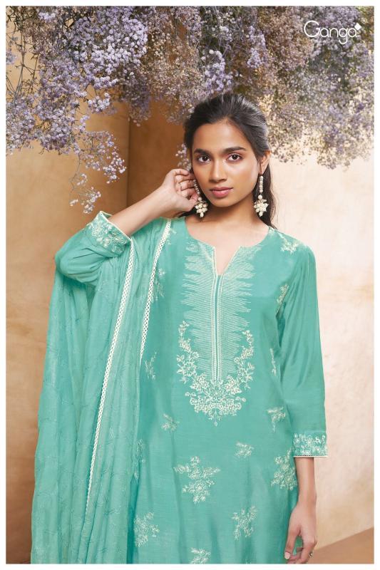 Ganga BROOK 2445 Dress Materials Wholesale catalog