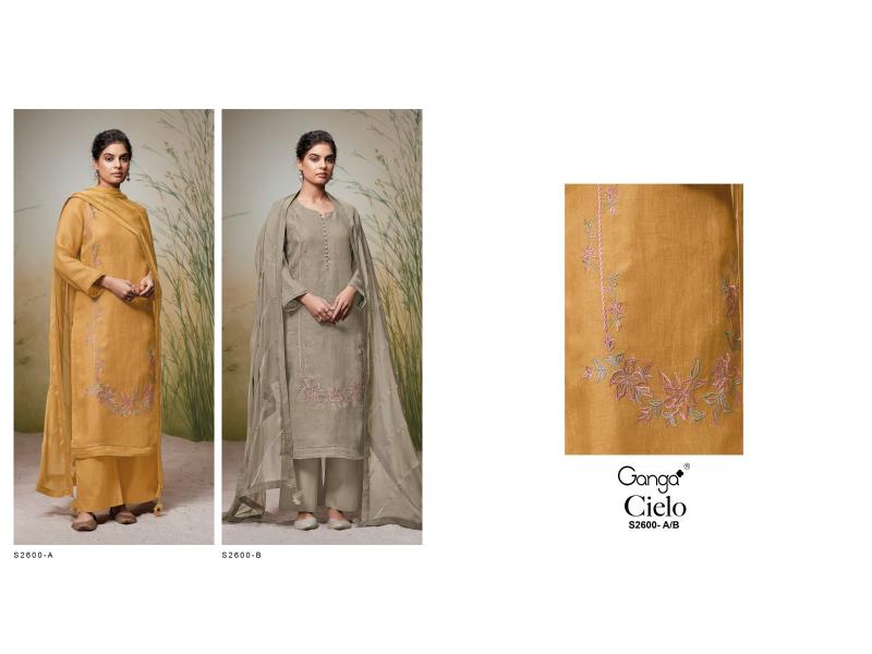 Ganga CIELO 2600 Dress Materials Wholesale catalog