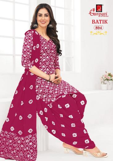 Ganpati Batik Patiyala Vol-8 – Dress Material - Wholesale Catalog