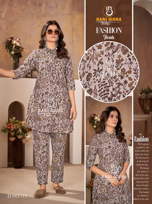 HI BOUTIQUE FASHION BEATS  CO-ORD SET Wstern Wear Wholesale catalog