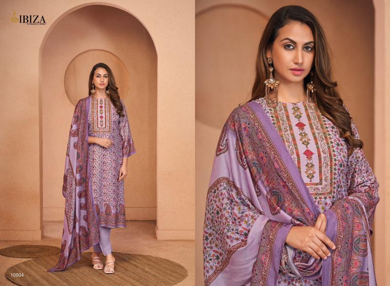 Ibiza Tabassum Muslin Digital Printed Salwar Kameez wholesale catalog