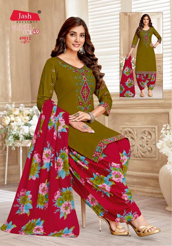 Jash Baby Doll Vol 49 Cotton Dress Material Wholesale catalog