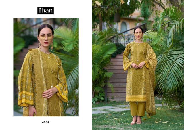 Jihan Bin Saeed Vol 12 Lawn Printed Pakistani Suits Wholesale catalog