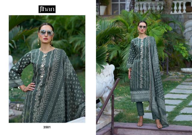 Jihan Bin Saeed Vol 12 Lawn Printed Pakistani Suits Wholesale catalog