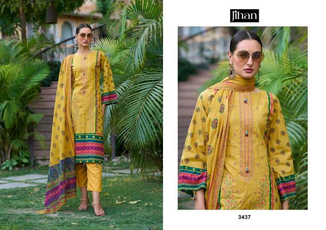 Jihan Bin Saeed Vol 12 Lawn Printed Pakistani Suits Wholesale catalog