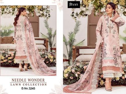 Jihan Needle Wonder 3245 And 3246 Chiffon Dupatta buy salwar kameez wholesale Catalog