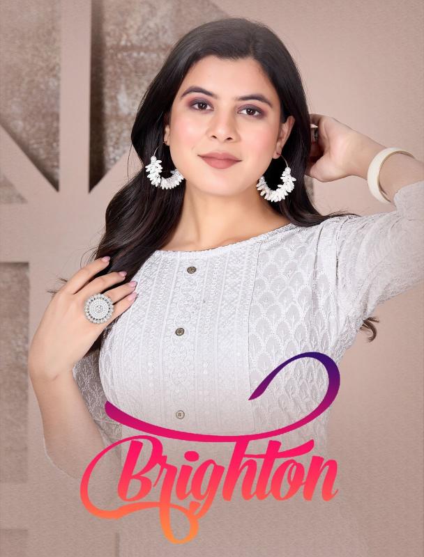  Jlf White Brighton Kurti Wholesale catalog