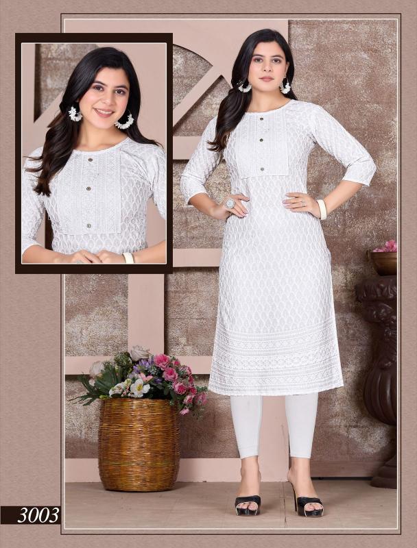  Jlf White Brighton Kurti Wholesale catalog