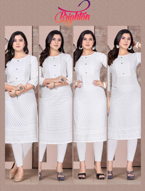  Jlf White Brighton Kurti Wholesale catalog