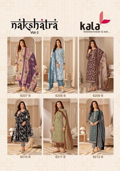 Kala Nakshatra Vol 2 Cotton Printed Dress Material Wholesale catalog