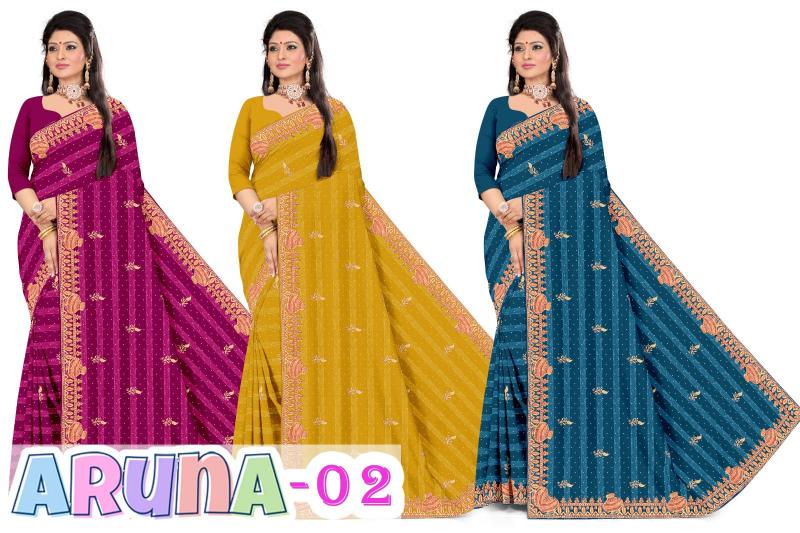 KAMYA A ONE vol2 wholesale embroidered saree in surat wholesale catalog