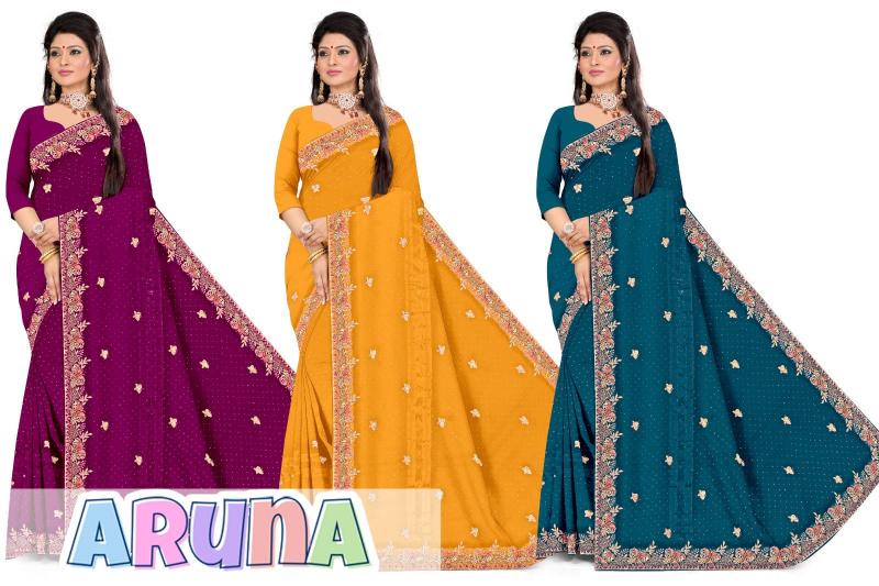 KAMYA A ONE wholesale embroidery sarees in surat