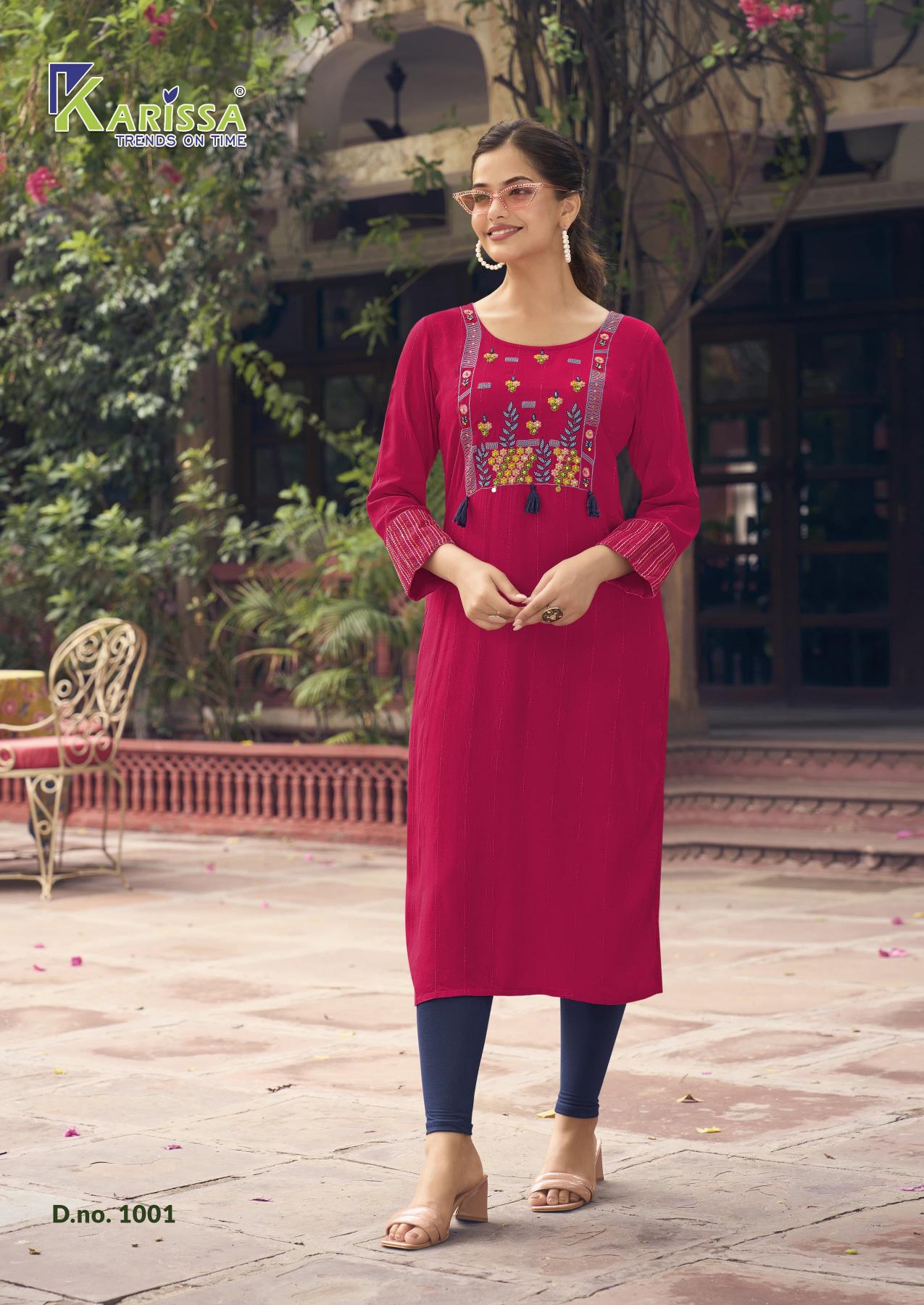 KARISSA CHARVEE Kurti Wholesale catalog