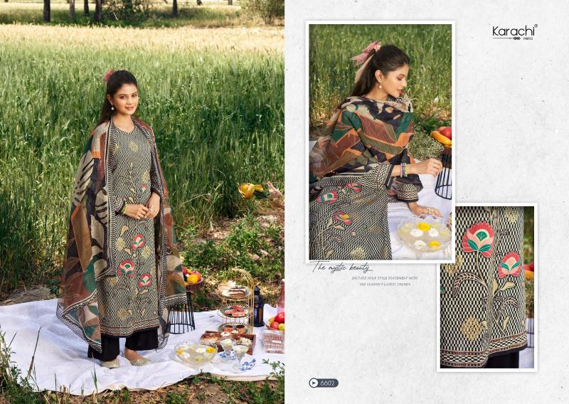 Kesar Alfaaz Cotton Digital Printed Dress Materia wholesale catalog