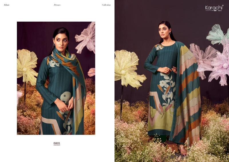 Kesar Lamhe Viscose Digital Printed Dress Material Wholesale catalog