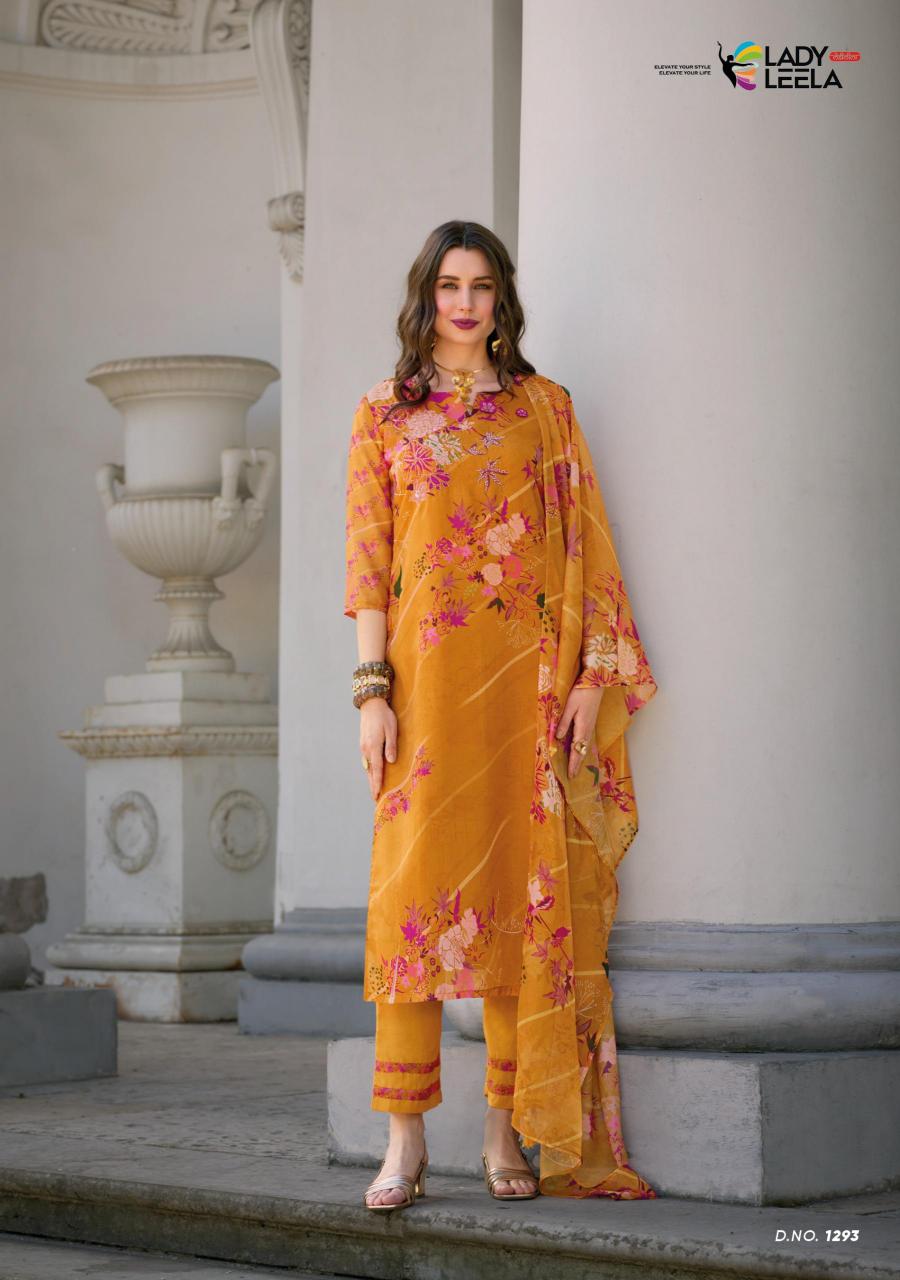 Lady Leela Rubina Vol 2 Digital Printed Kurti Pant With Dupatta wholesale catalog