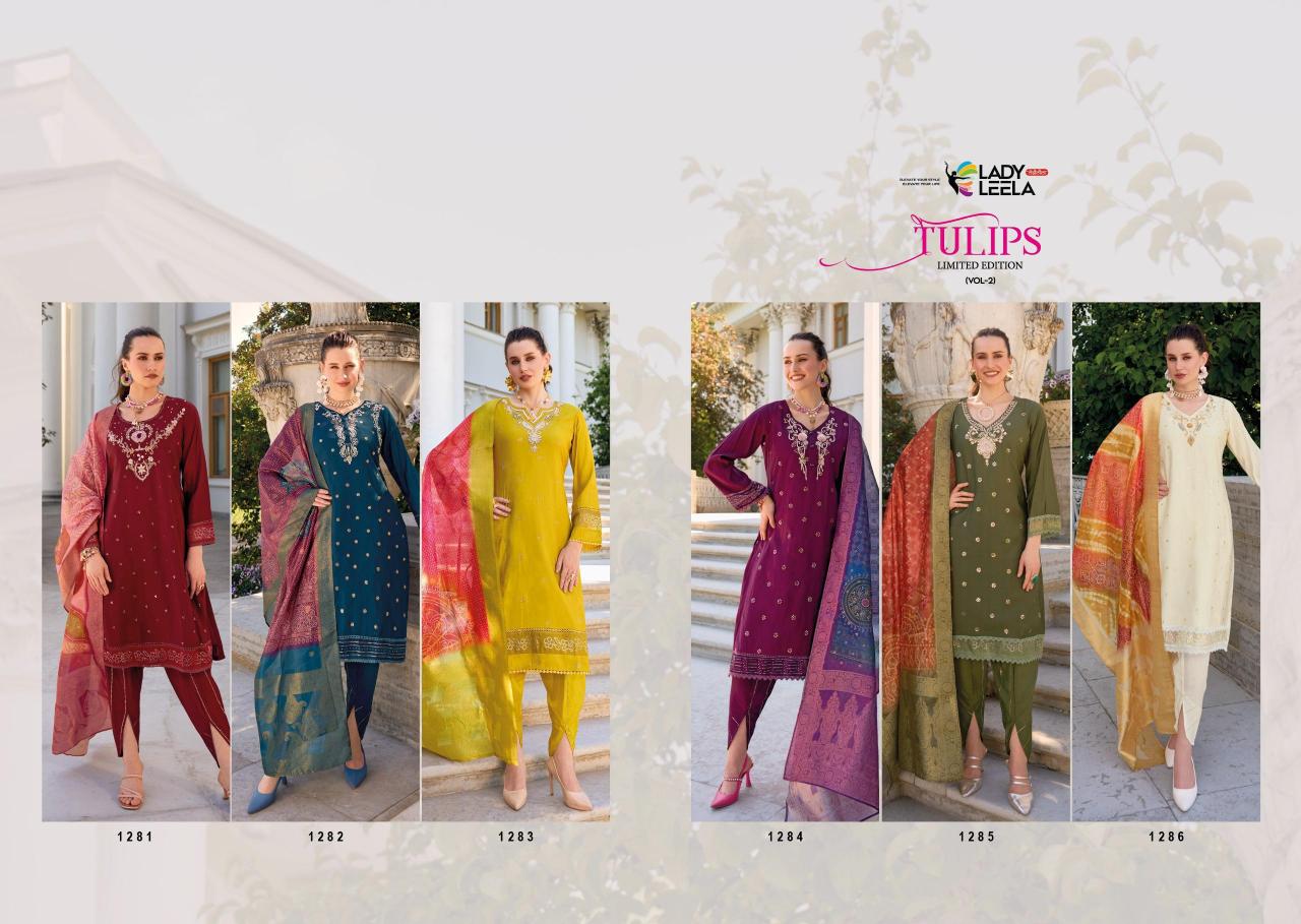 LADY LEELA TULIPS-2 Kurti Wholesale catalog