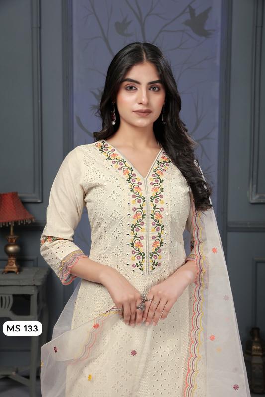 Ladyview 133 Cotton Designer Kurti Bottom With Dupatta wholesale catalog