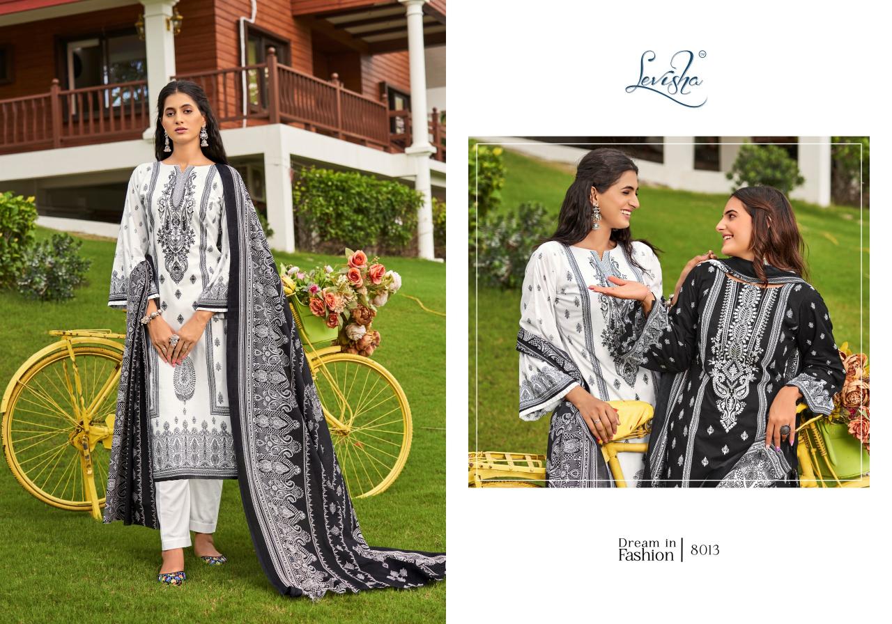 Levisha Naira Nx 8 Cotton Printed Dress Material Wholesale catalog