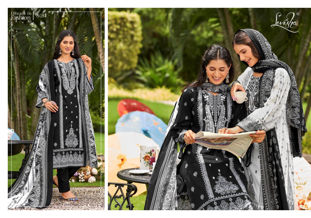 Levisha Naira Nx 8 Cotton Printed Dress Material Wholesale catalog