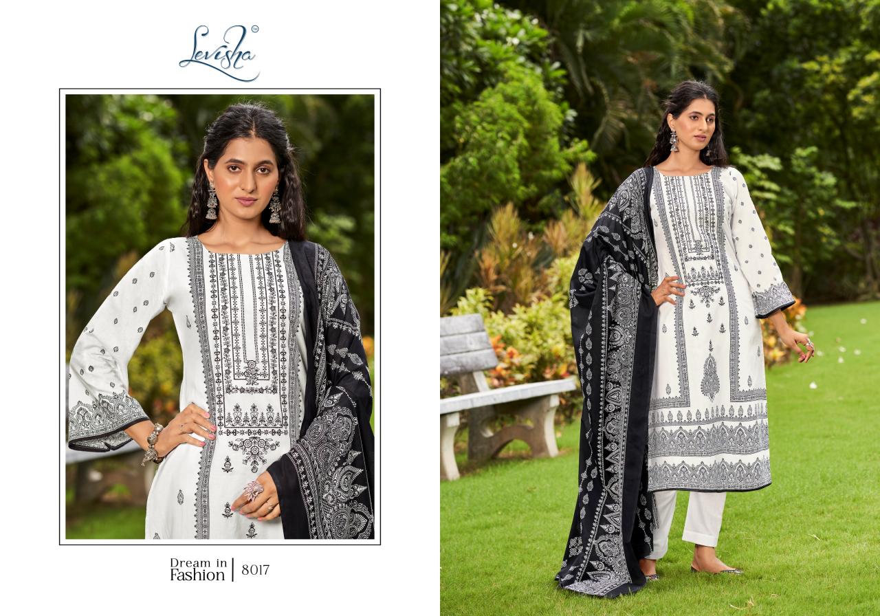 Levisha Naira Nx 8 Cotton Printed Dress Material Wholesale catalog