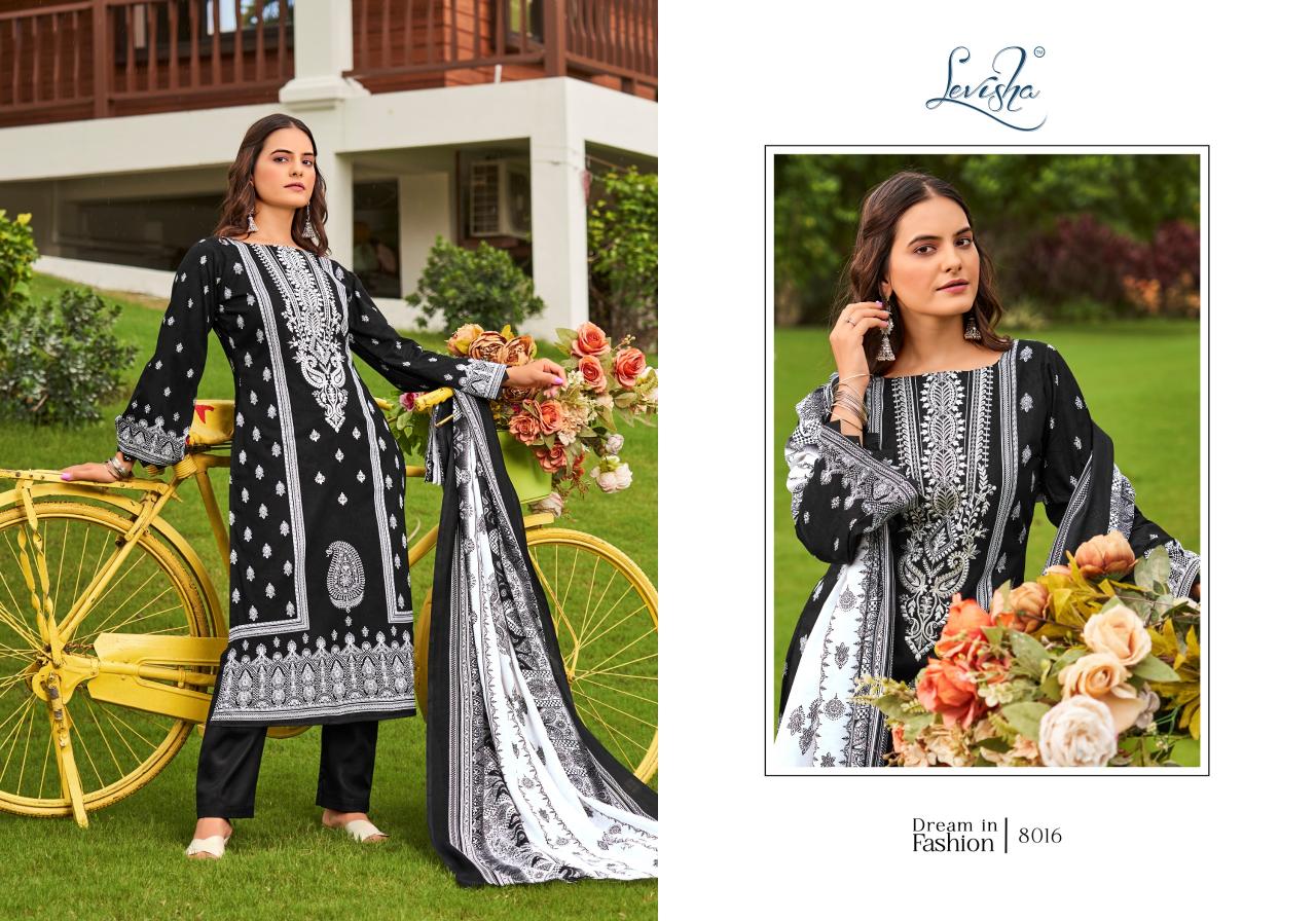 Levisha Naira Nx 8 Cotton Printed Dress Material Wholesale catalog